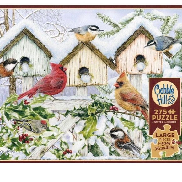 🇨🇦 BNIB Factory Sealed - Cobble Hill Jigsaw Puzzle “Winter Chorus” 275 Pieces - Picture 1 of 10